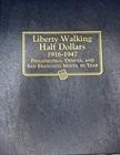 1916-1947 COMPLETE COLLECTION of ALL 65 WALKING LIBERTY 90% SILVER Whitman Album