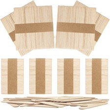 Eisstiele Holz 400 Stück DIY Bastelbedarf Naturholz für Eis, Geschenke