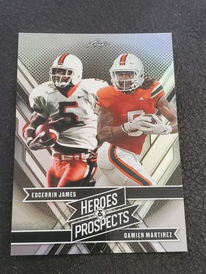 2024 Leaf Heroes & Prospects Silver /199 Edgerrin James/Damien Martinez #247