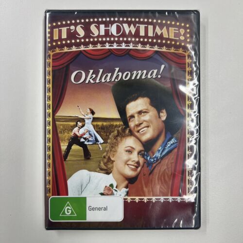 Oklahoma DVD (1955 DVD) Brand New & Sealed Region 4 Romance Musical Western - Foto 1 di 2