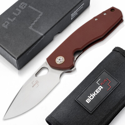 BÖKER PLUS Little Friend Taschenmesser Klappmesser S35VN G10 Rot EDC - 01BO385