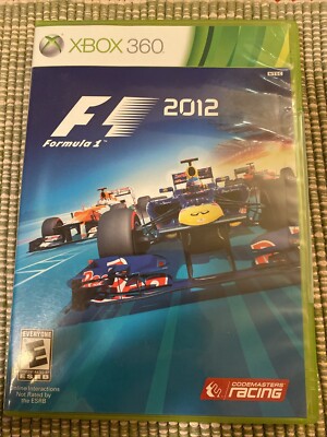F1 2012 (Microsoft Xbox 360, 2012) Mint Used Adult Owned Rare Complete CIB