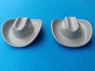 Playmobil Western - @ 2 light gray Texas hats for your cowboys
