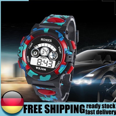 Fashion Unisex Smart Watch Luminous Stopwatch Multifunction for Teens Students
