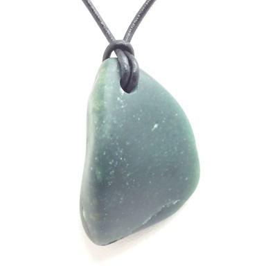 Guatemalan Jade Pebble Pendant Green Jadeite Jade Necklace Motagua Guatemala #27