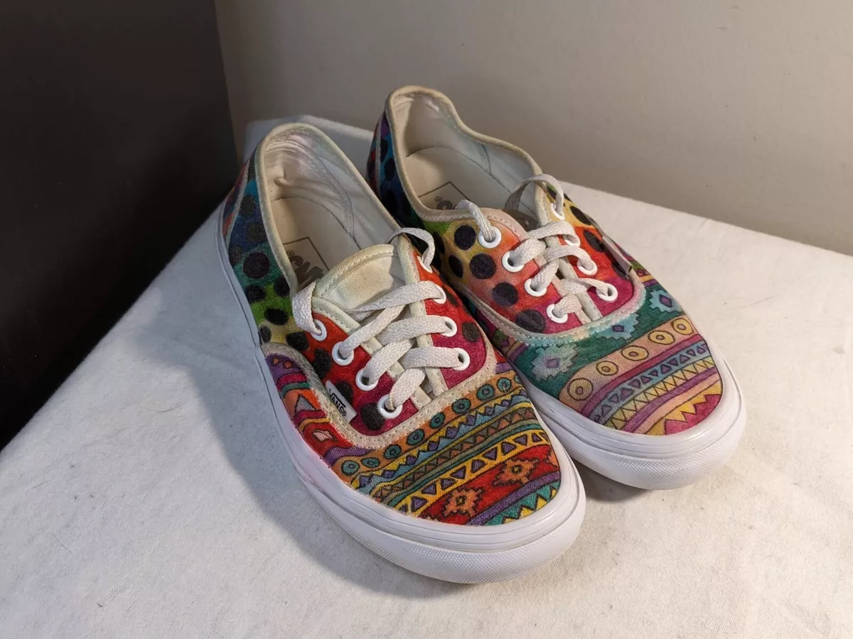 Vans Tie Dye Shoes Sneakers US Mens 6 Womens 7.5