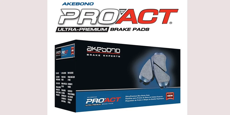 Pastillas de freno traseras BMW 3 Akebono ACT396 PRO-ACT CERAMIC Foto 4 de 4