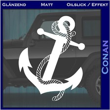 Anker Autoaufkleber - Aufkleber Sticker Anchor Auto Meer Nordsee Sylt Maritim 8
