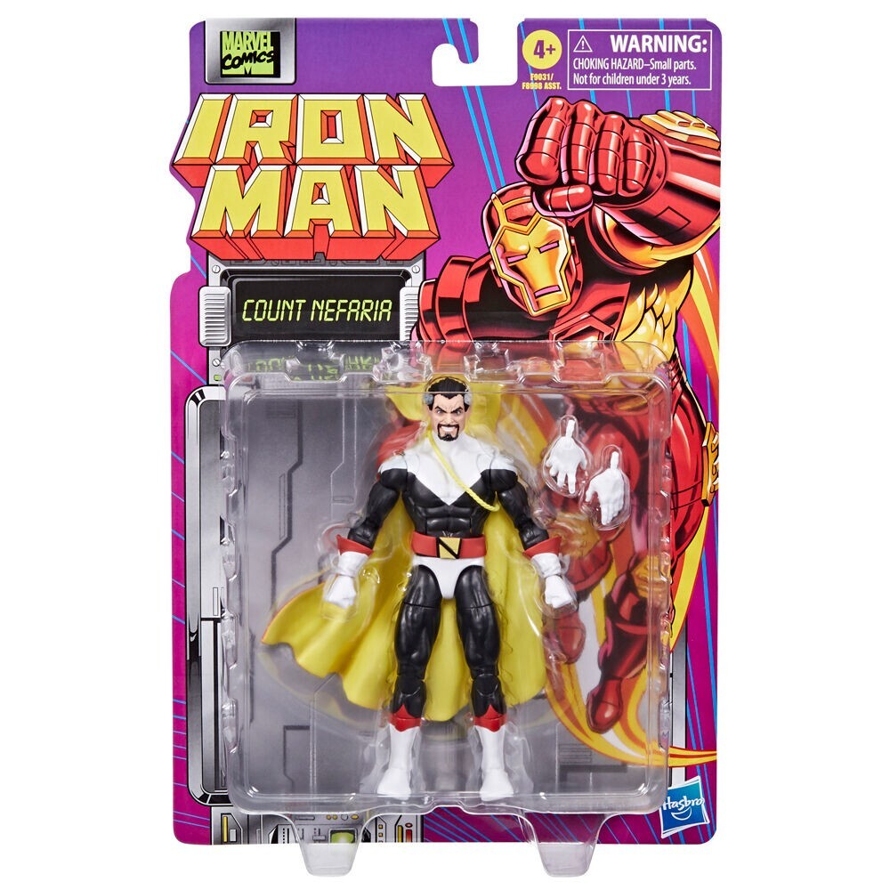 Figurine Count Nefaria Marvel Iron Man Hasbro 15cm pour collectionneur