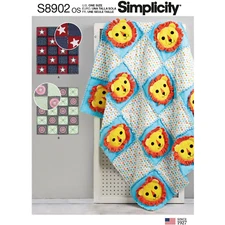 Simplicity S8902 Sewing Pattern Rag Quilts/Uncut