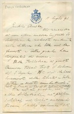 Autografo Paolo Carcano Politico Garibaldi Volontario dei Mille Como ph 927