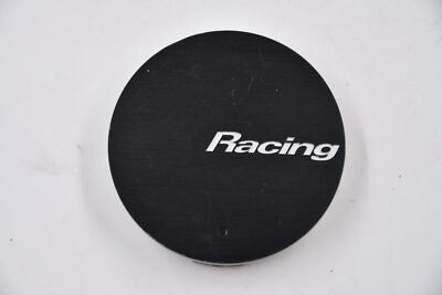 Enkei Racing Brushed Black w/ Silver Logo Wheel Center Cap Hub Cap CAP56C 2.625''