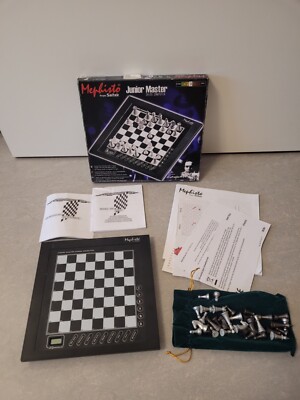 Mephisto from Saitek Junior Master Chess Computer komplett mit Anleitung