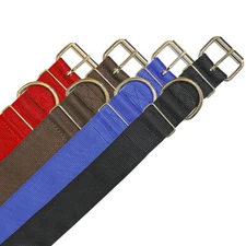 New! Valhoma 40" long NYLON COW COLLAR w/ Metal buckle D ring 3 COLORS!