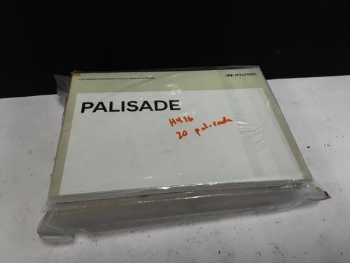 PALISADE 2020 Owners Manual 577620 - Bild 2 von 12