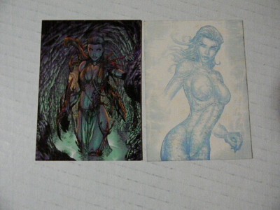 1 FATHOM PROMO CARD Lot w H1 & P1 Top Cow DYNAMIC FORCES DF 2001 + BONUS!