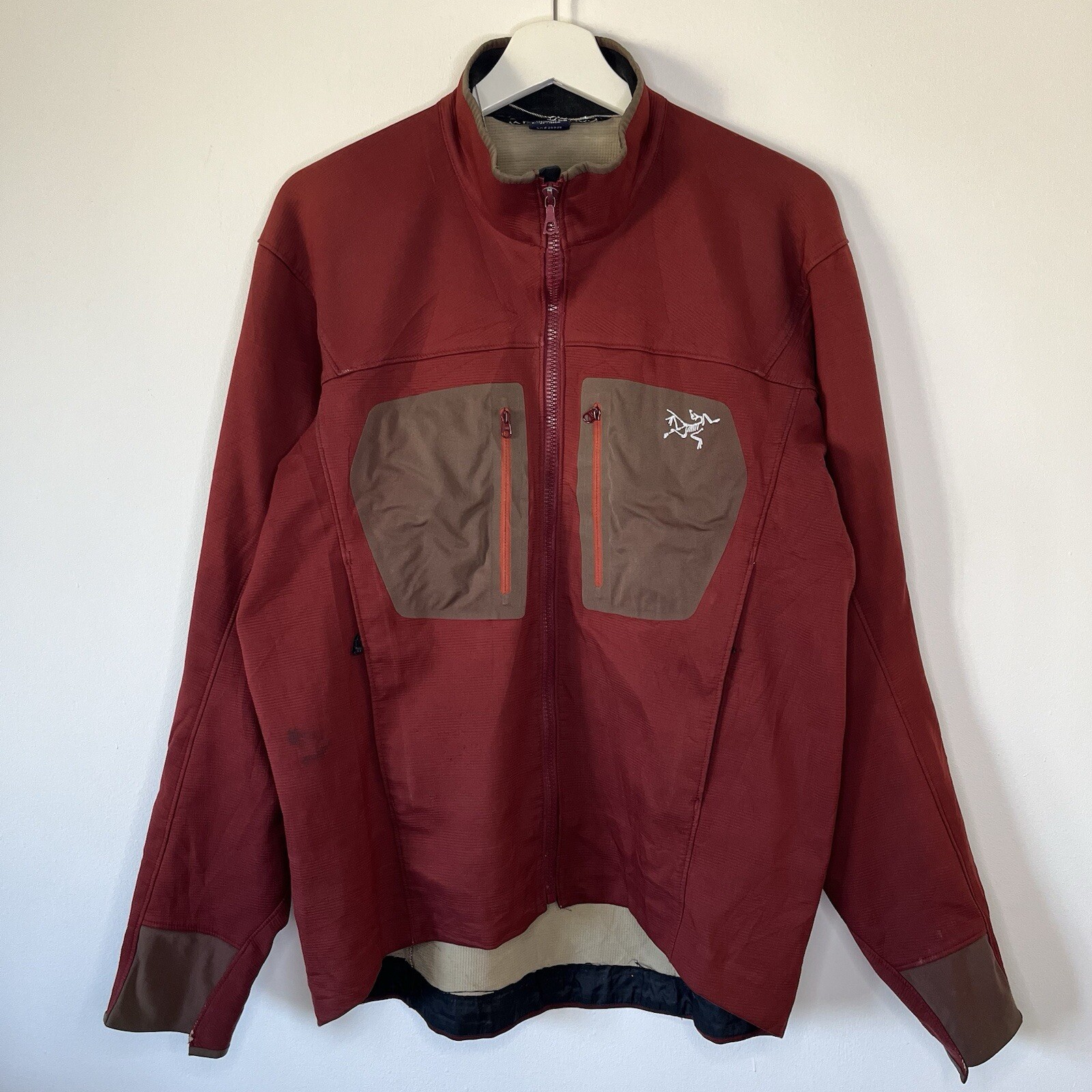 Arc'teryx Giacca Vintage Marrone con Zip M