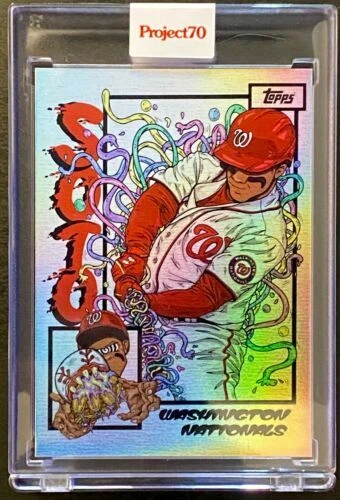🔥 Topps Project 70 Juan Soto SP #646 by Distortedd Rainbow Foil #11/70 🔥