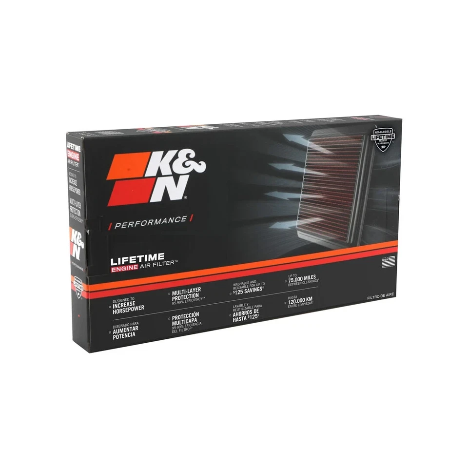 Filtro de ar de substituição K&N compatível com Honda RIDGELINE 2006-2014 3.5L 33-2323 - Imagem 2 de 4