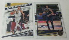 2020-21 Clearly Donruss NIKOLA JOKIC (Dominant Insert & Gold Parallel) Nuggets 