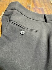 Brooks Brothers Tollegno 1900 Wool Pants Women 14 Black Lightweight Never Worn