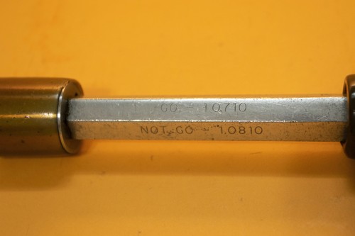 Glastonbury Cylindrical Plug Gage Go 1.0710 NOGO 1.0810 - Picture 2 of 5