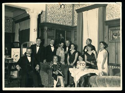 1928 - Blitzlicht Aufnahme mit Agfa Standard Kamera - 1920er - Foto 12x9cm