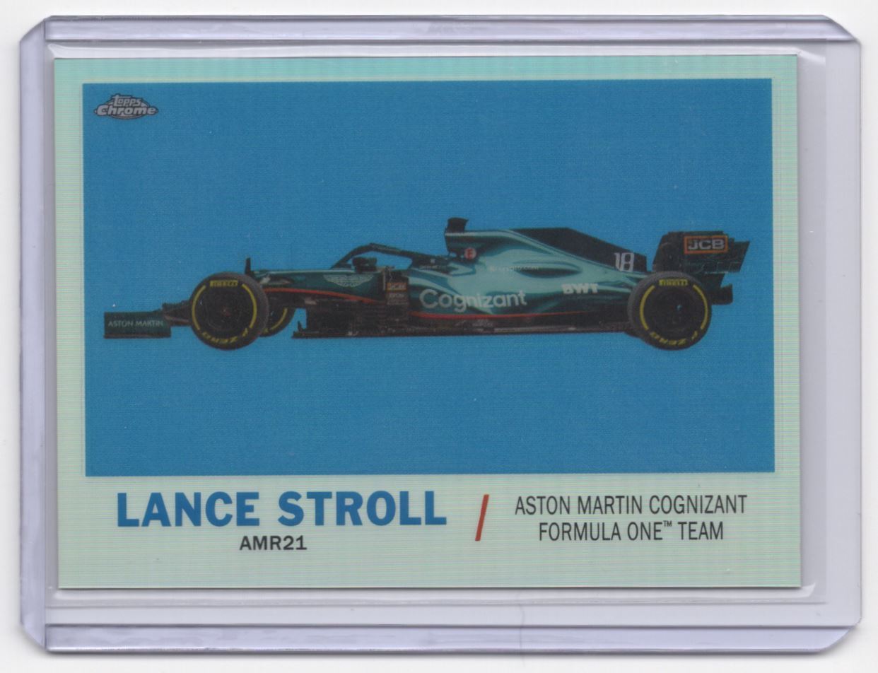 2021 Topps Chrome Formula 1 1961 Sports Cars Lance Stroll Aston Martin Cognizant