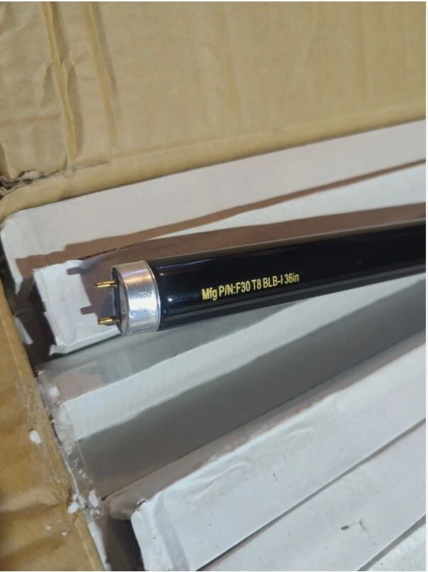 36" F30T8/BLB Blacklight Blue 30W FLUORESCENT LIGHT BULB 5000 Hours NEW 23129 - Image 2 of 2