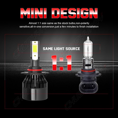 For Volvo VNL VNM 630 670 730 780 2004-2015 LED Headlight Fog light Bulbs 6000K - Picture 14 of 24