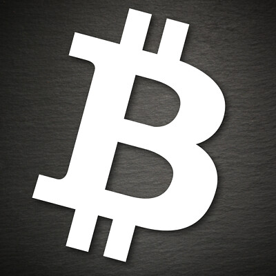 20196 Bitcoin Aufkleber 95x132mm Farbwahl Auto Crypto Cryptocurrency