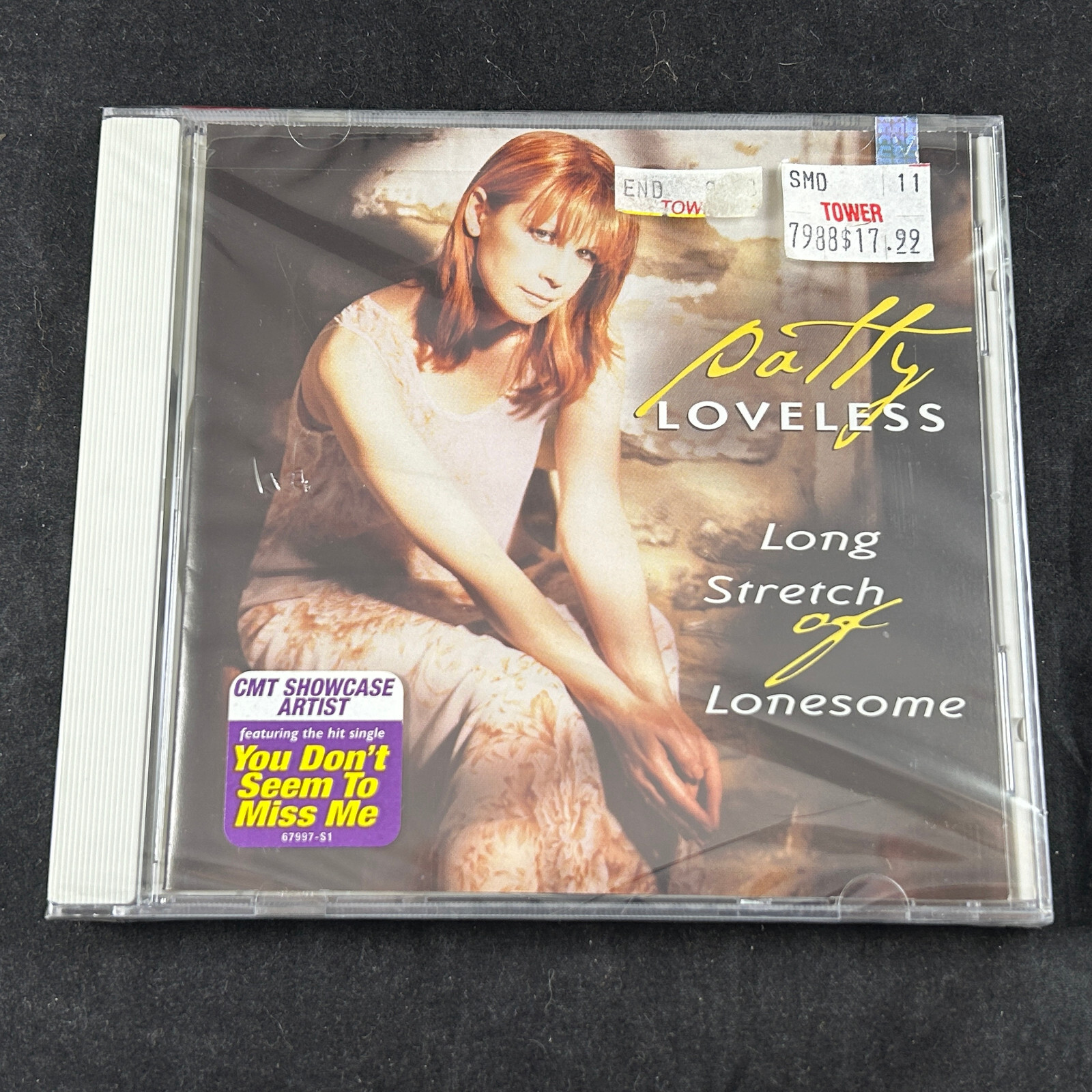 1997 PATTY LOVELESS LONG STRETCH OF LONESOME NEW SEALED CD HYPE - TOWER RECORDS