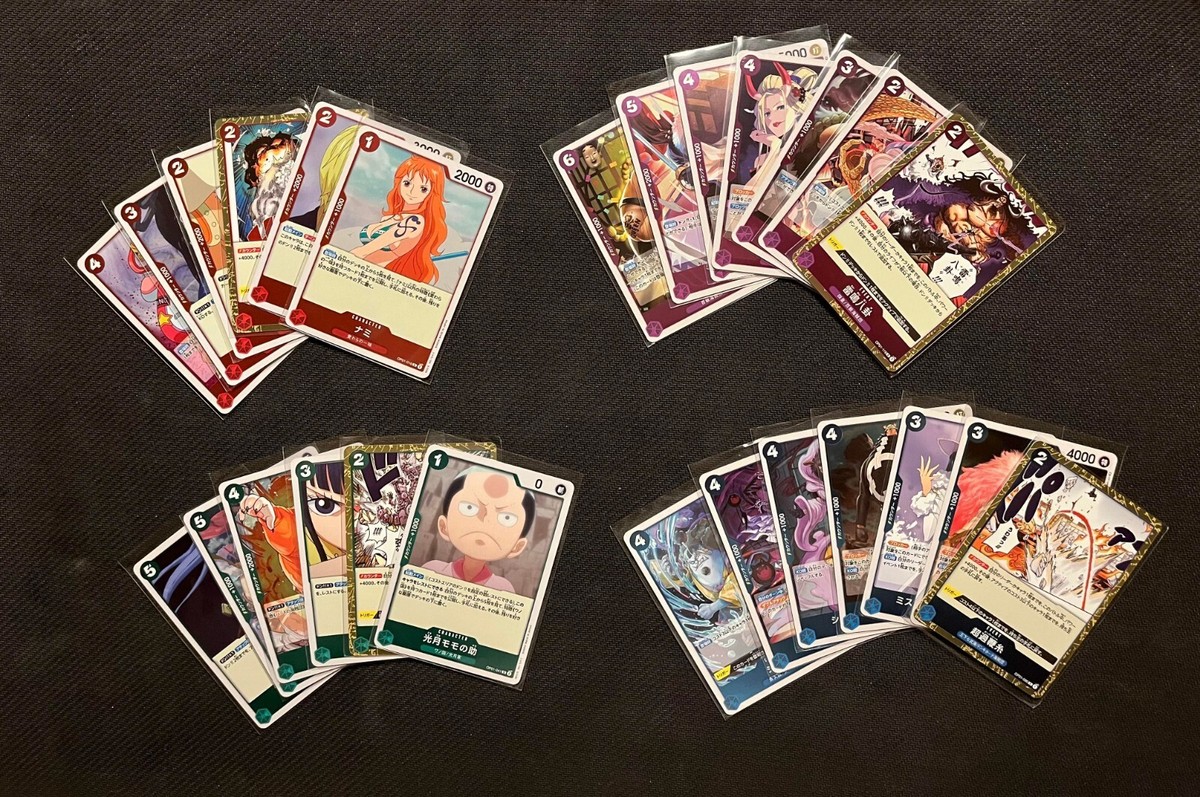 ONE PIECE Card Game - Complete Common/Uncommon/Rare Set ONE PIECE Card Game - Complete Common/Uncommon/Rare Set