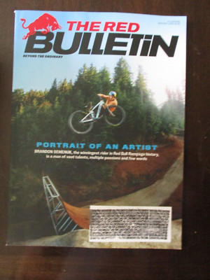 THE RED BULLETIN MAGAZINE OCTOBER NOVEMBER 2022 BRANDON SEMENUK ARTIST NEW