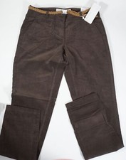 S.Oliver Smart hipster waist/straight Damen Hose mit Gürtel braun Größe 36 L 34