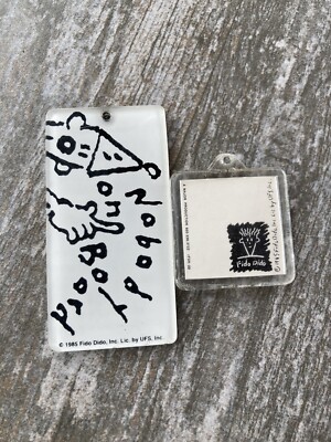 Vintage 1985 Fido Dido Inc , Lic By UFS Inc Keychains