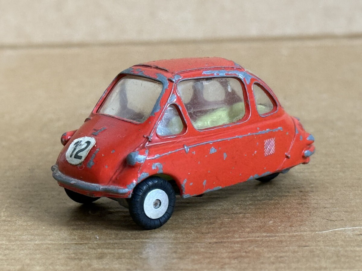 Corgi Heinkel Bubble Car, No 233, 1:43 Scale, Die Cast, Red