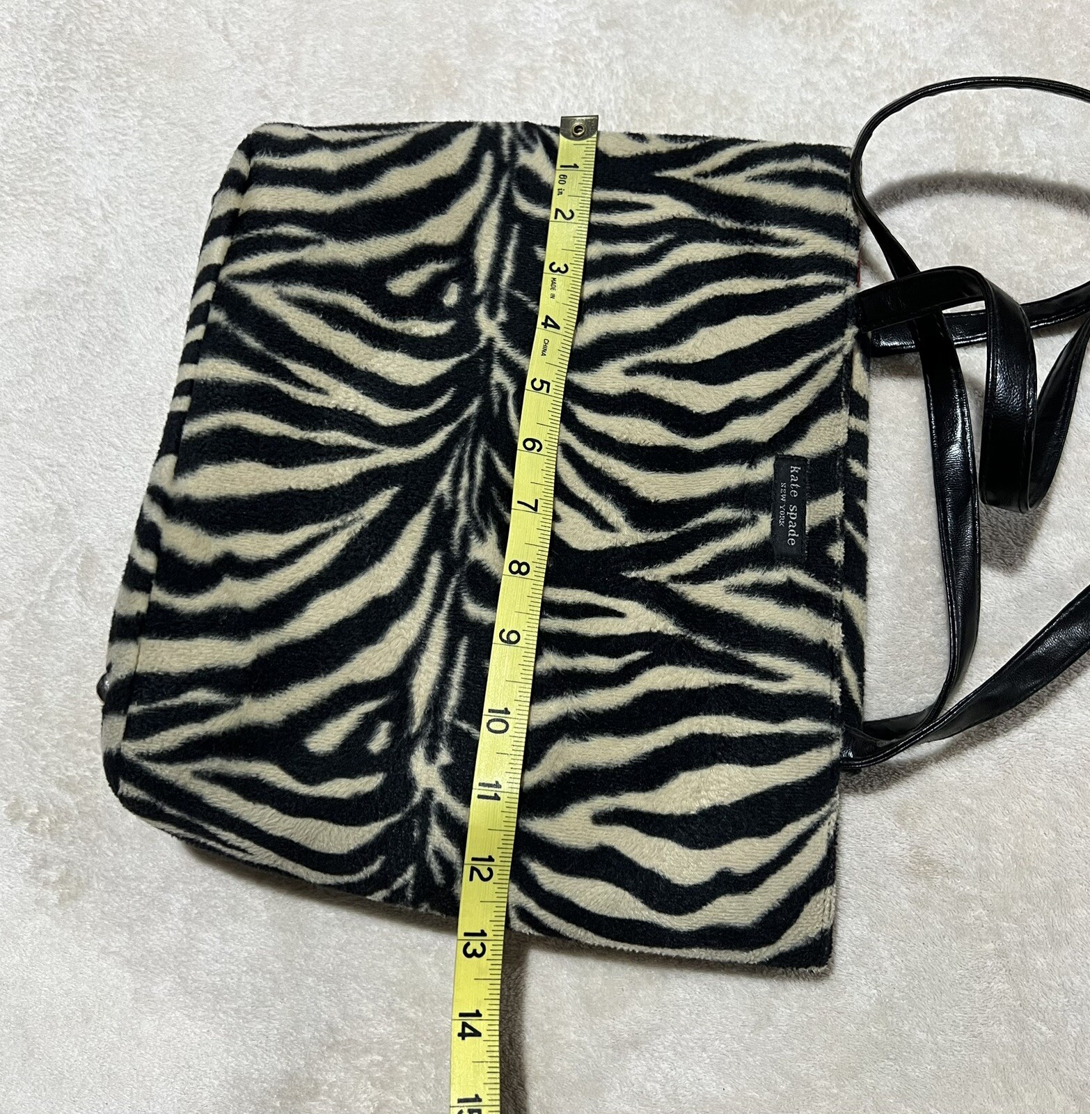 Kate Spade Zebra Print Tote Vintage Bag - image 4