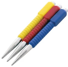 AJ TAIP0254C Nail Punch Set – 3pc Color-Coded Steel Punches for Woodworking Trim
