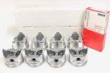SILVOLITE 4-barrel HI COMP Pistons Set/8+MOLY Rings for Oldsmobile/Olds 455 040