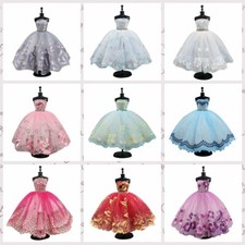 1/6 Doll Clothes For 11.5in Dolls Ballet Dress Fashion Off-shoulder Party Dress