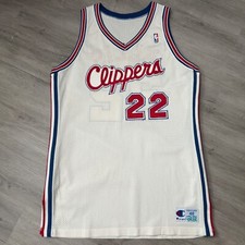 LeRON ELLIS 1991-92 Los Angeles Clippers Game Worn Jersey Champion Authentic
