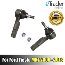 For FORD FIESTA MK7 Track Rod Ends PAIR 2008-2018 FRONT Outer Tie Rod End x2 NEW
