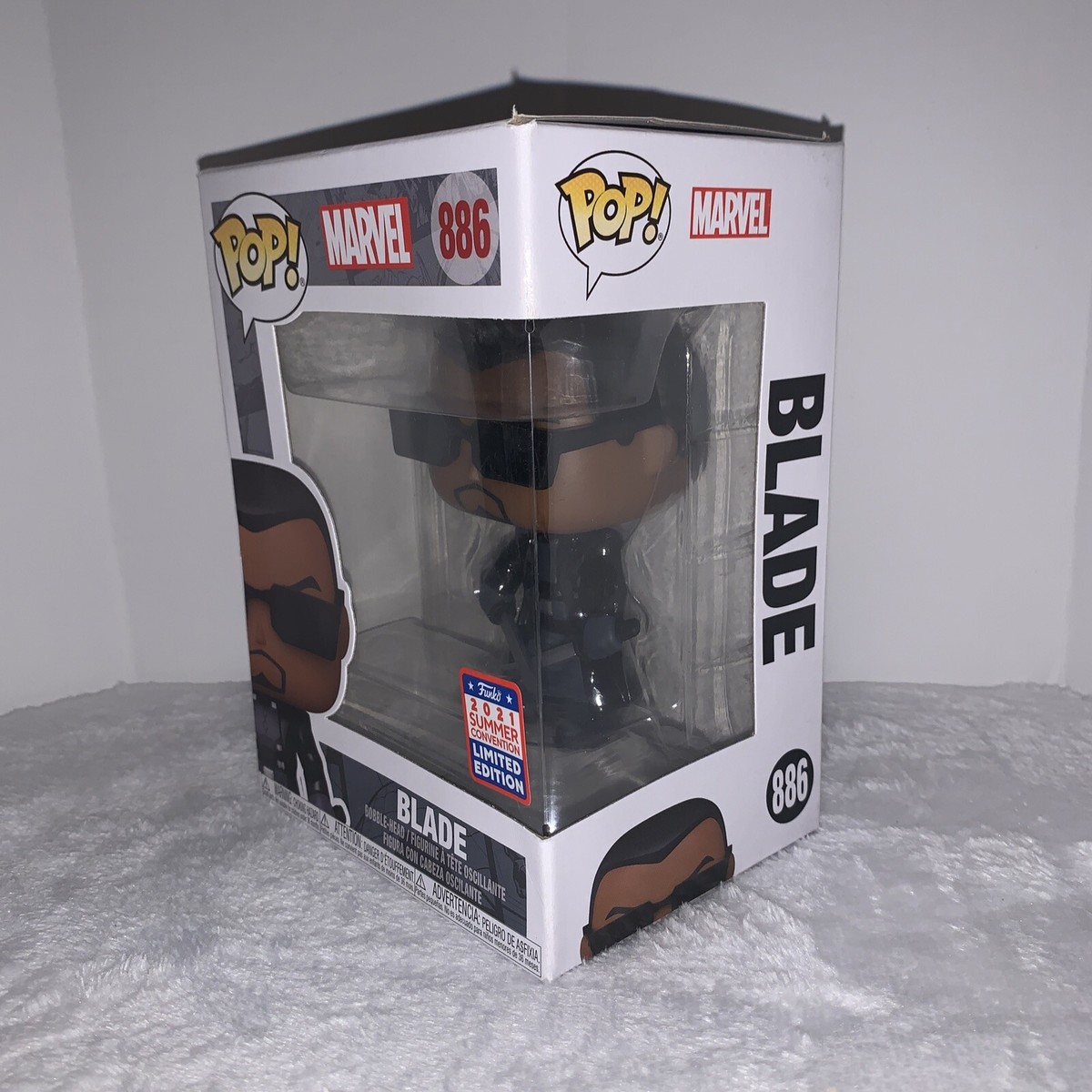 Funko Pop! Marvel #886 BLADE Bobble-Head 2021 Summer