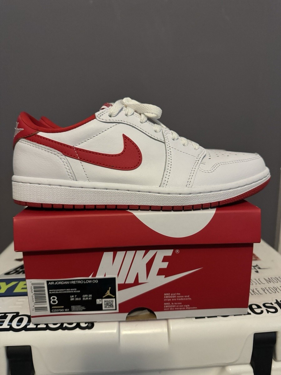 Size Air Jordan Retro OG Low University Red