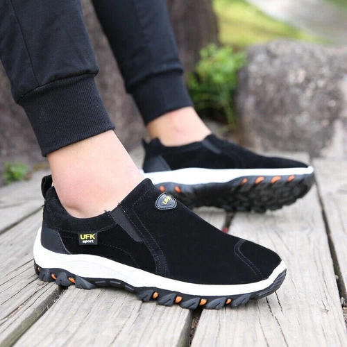 Mens Casual Breathable Loafers Shoes Running Walking Slip on Sports Sneakers Gym - Bild 6 von 49