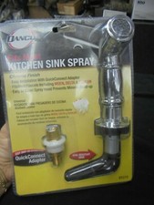 DANCO 89215 CHROME DECORATIVE KITCHEN SINK SPRAY HEAD KINK FREE HOSE KIT