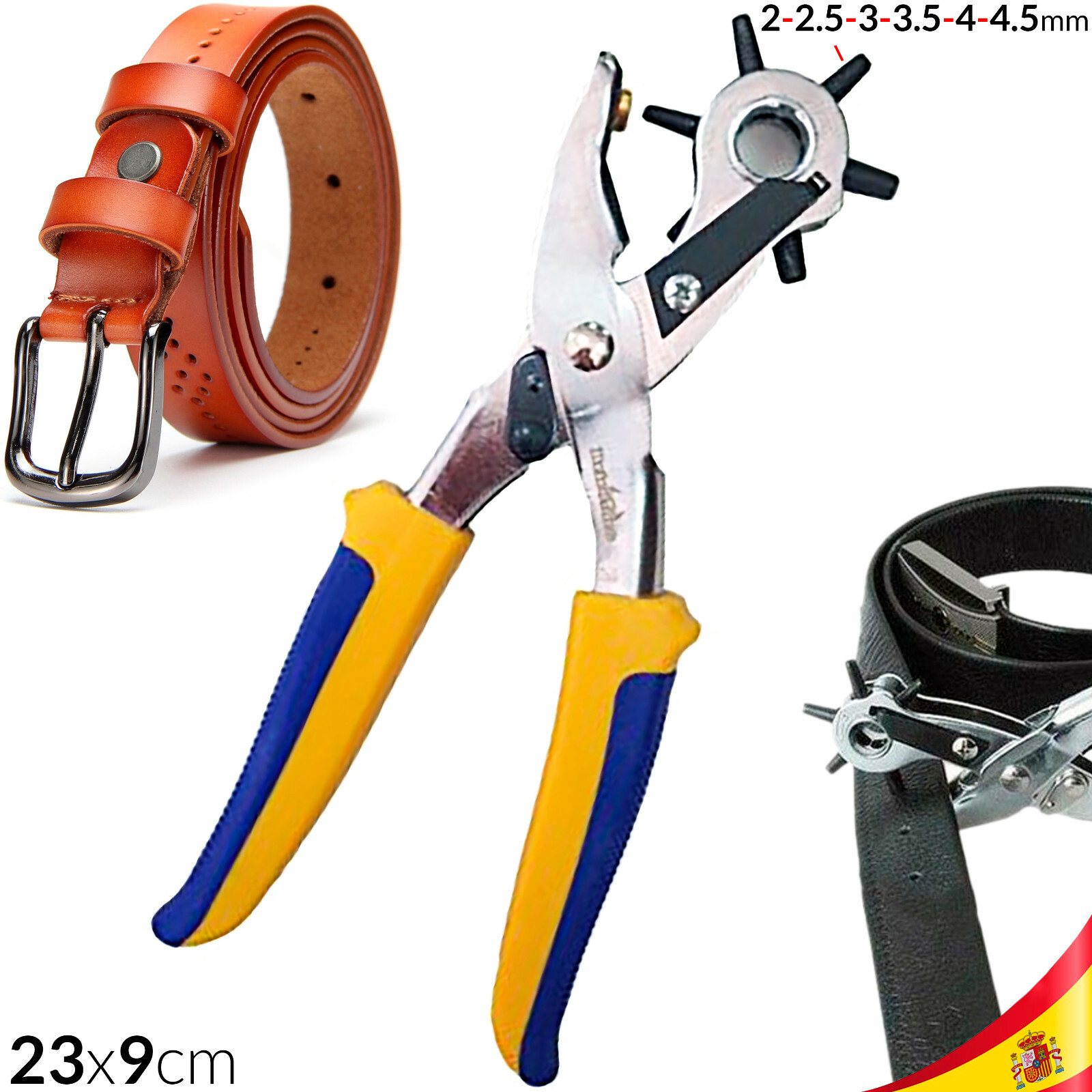 ALICATES SACABOCADOS PERFORADOR CINTURONES CINTURON AGUJEROS HUECOS BOLSOS DIY