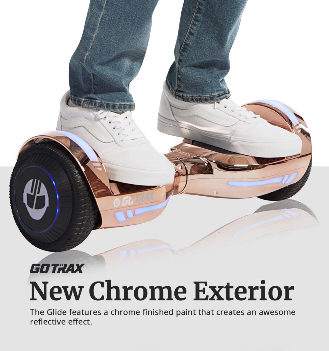 GoTrax Edge Electric Scooter - Rose Gold