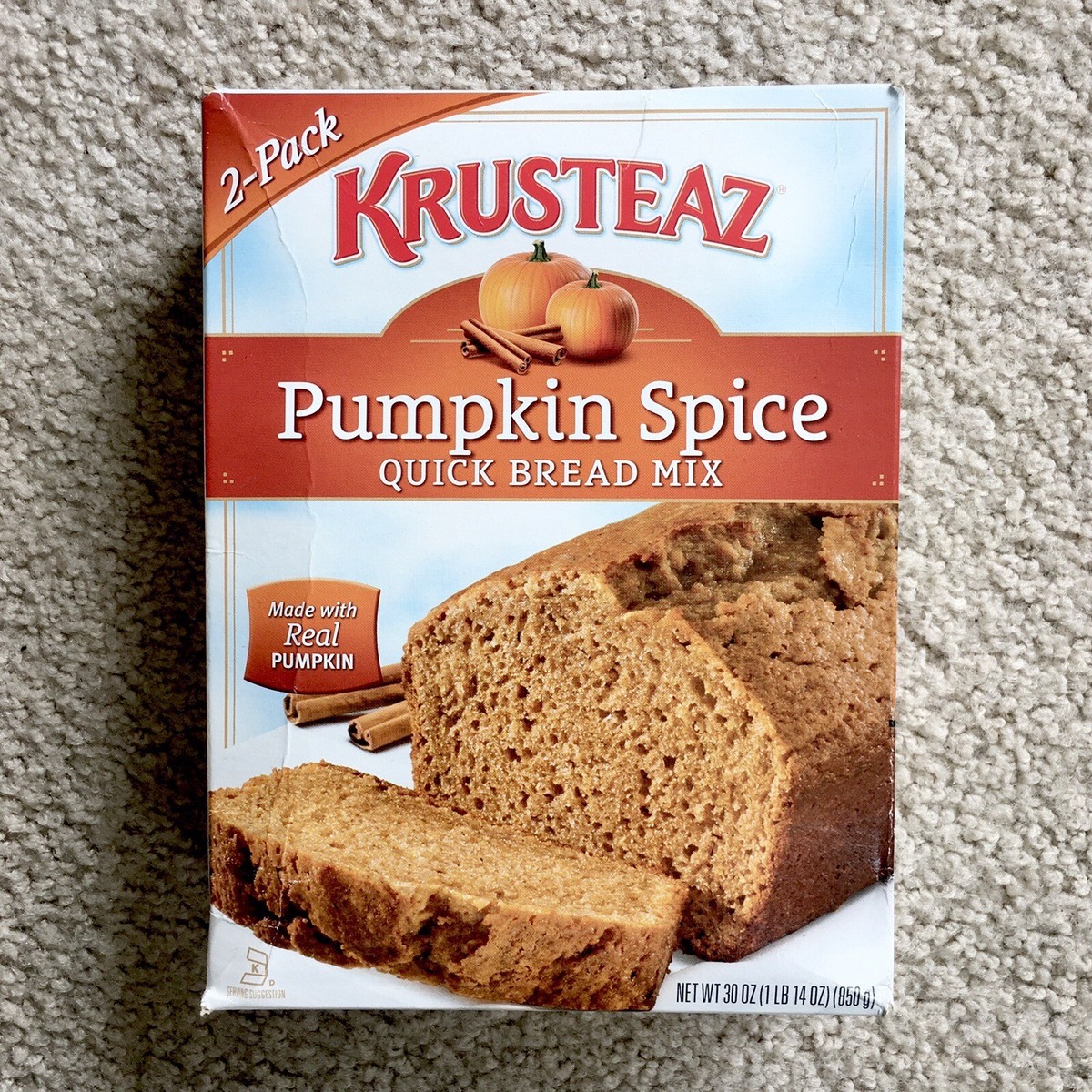 Costco Krusteaz Pumpkin Spice Quick Bread Krusteaz Pumpkin Spice
